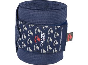 5701883268819 - Catago - Fleecebandagen für Pferde 4 Stück - blau