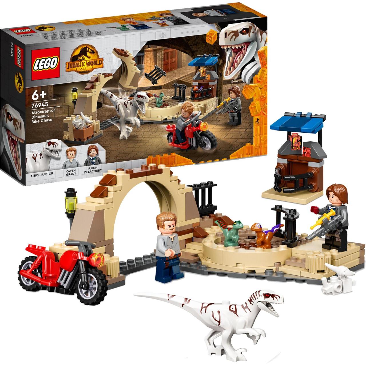 5702016913514 - LEGOÂ® Jurassic Worldâ¢ 76945 Â»Atrociraptor MotorradverfolgungsjagdÂ« - B-Ware sehr gut