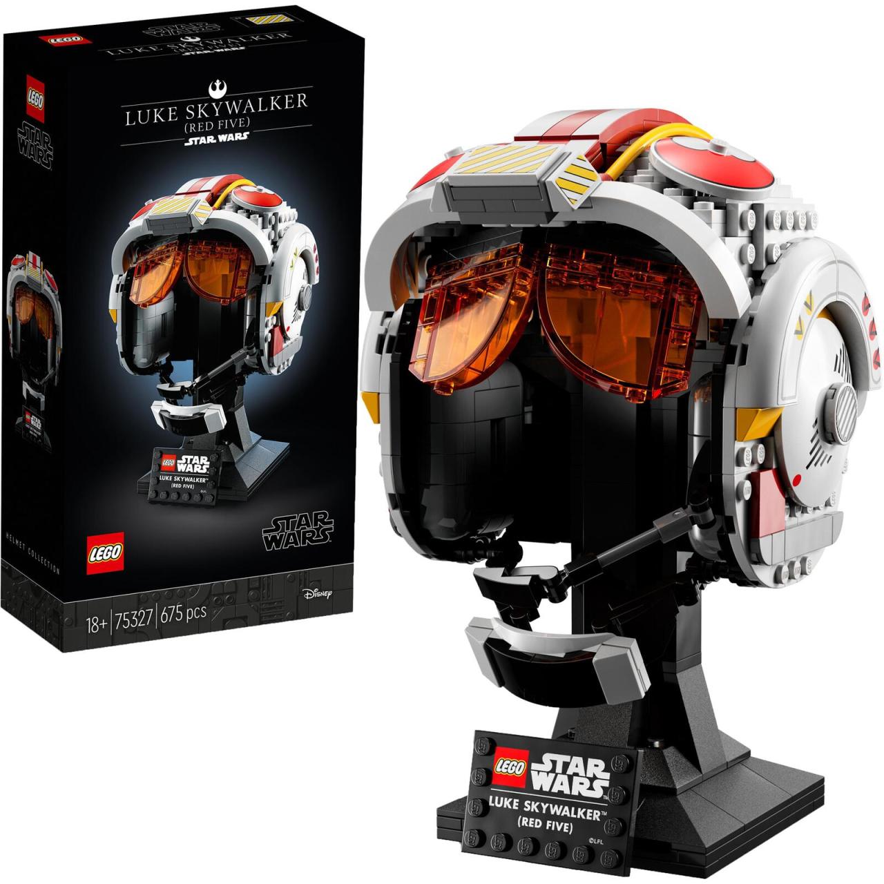 5702017155531 - 75327 Star Wars Luke Skywalkers Helm (Rot Fünf) Konstruktionsspielzeug
