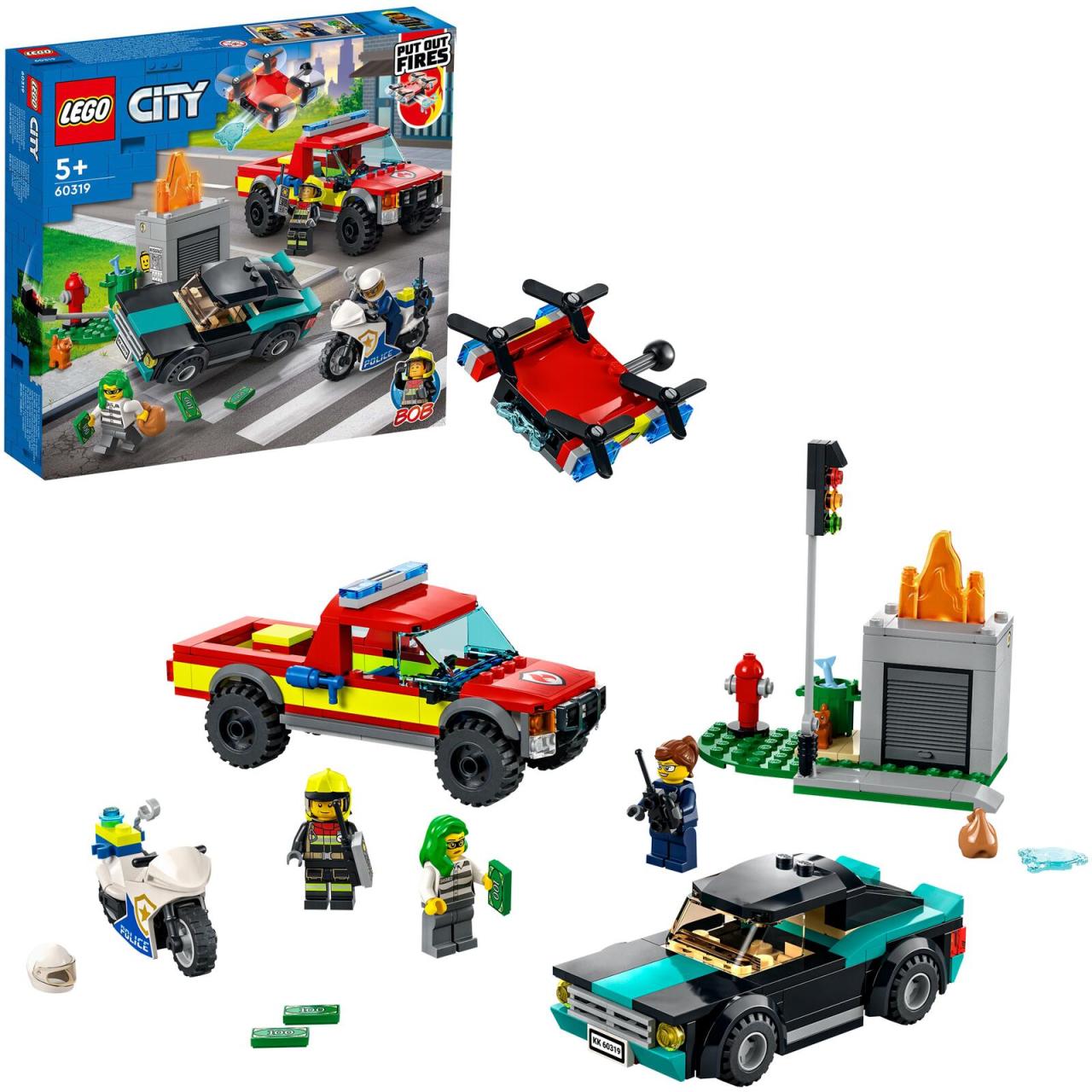 5702017161037 - LEGO 60319 - Löscheinsatz und Verfolgungsjagd - Serie LEGO® City Fire