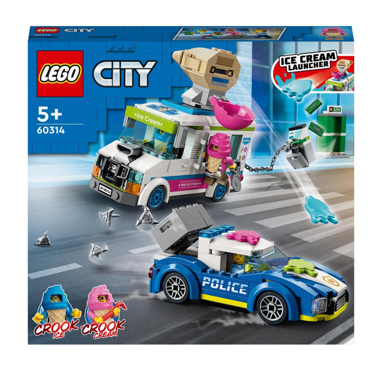 5702017161891 - LEGO 60314 - Eiswagen-Verfolgungsjagd - Serie LEGO® City Police