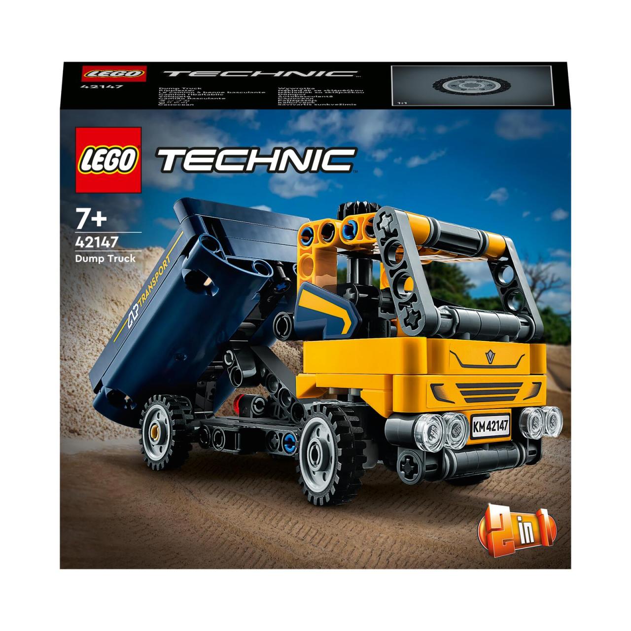 5702017400075 - LEGO Technic Muldenkipper 2in1 Baufahrzeuge Spielzeug - 42147