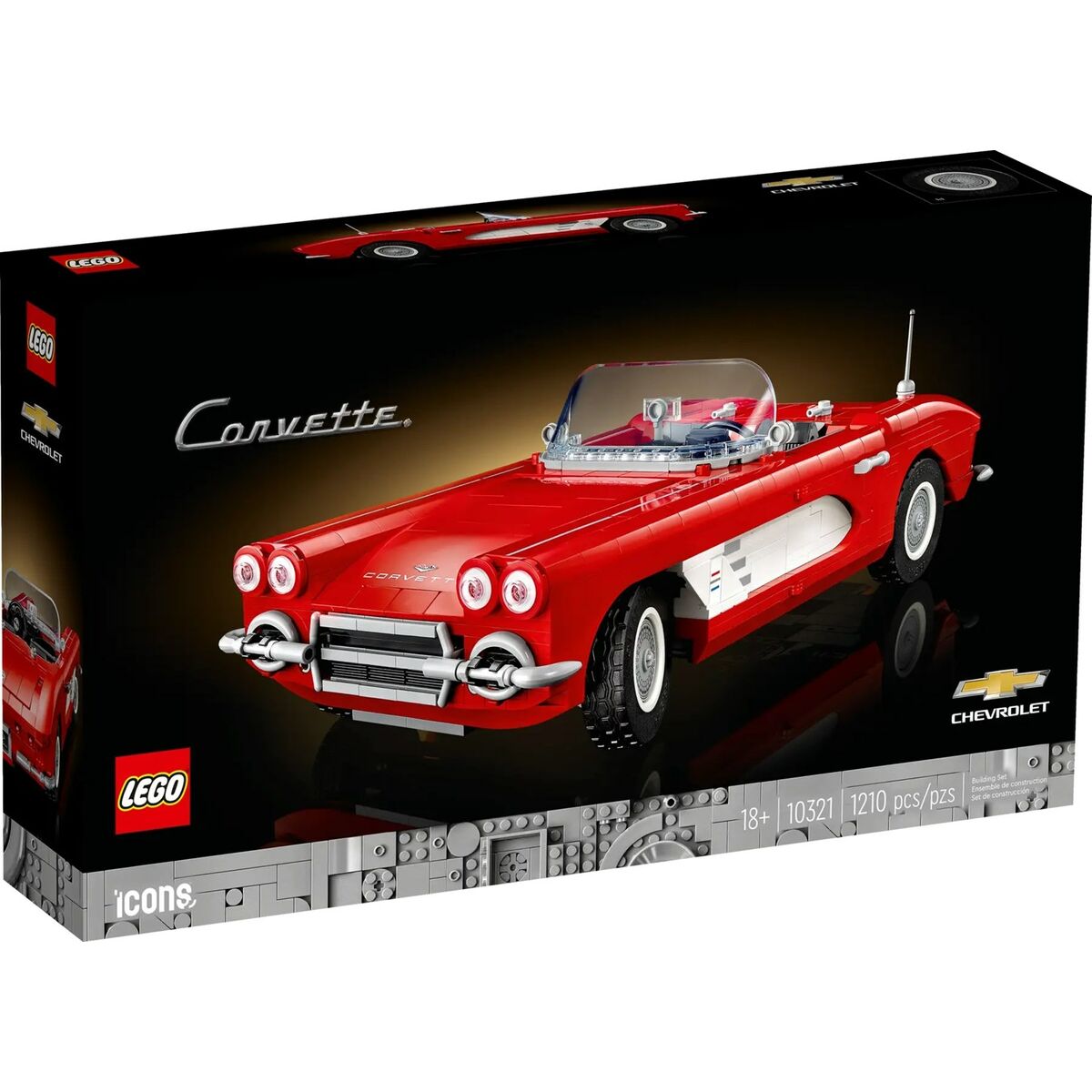 5702017416939 - Playset Icons Corvette 10321 1210 Stücke 14 x 10 x 32 cm