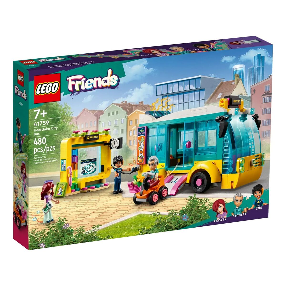 5702017432663 - Konstruktionsspiel FRIENDS 41759 Heartlake City Bus 480 Stücke