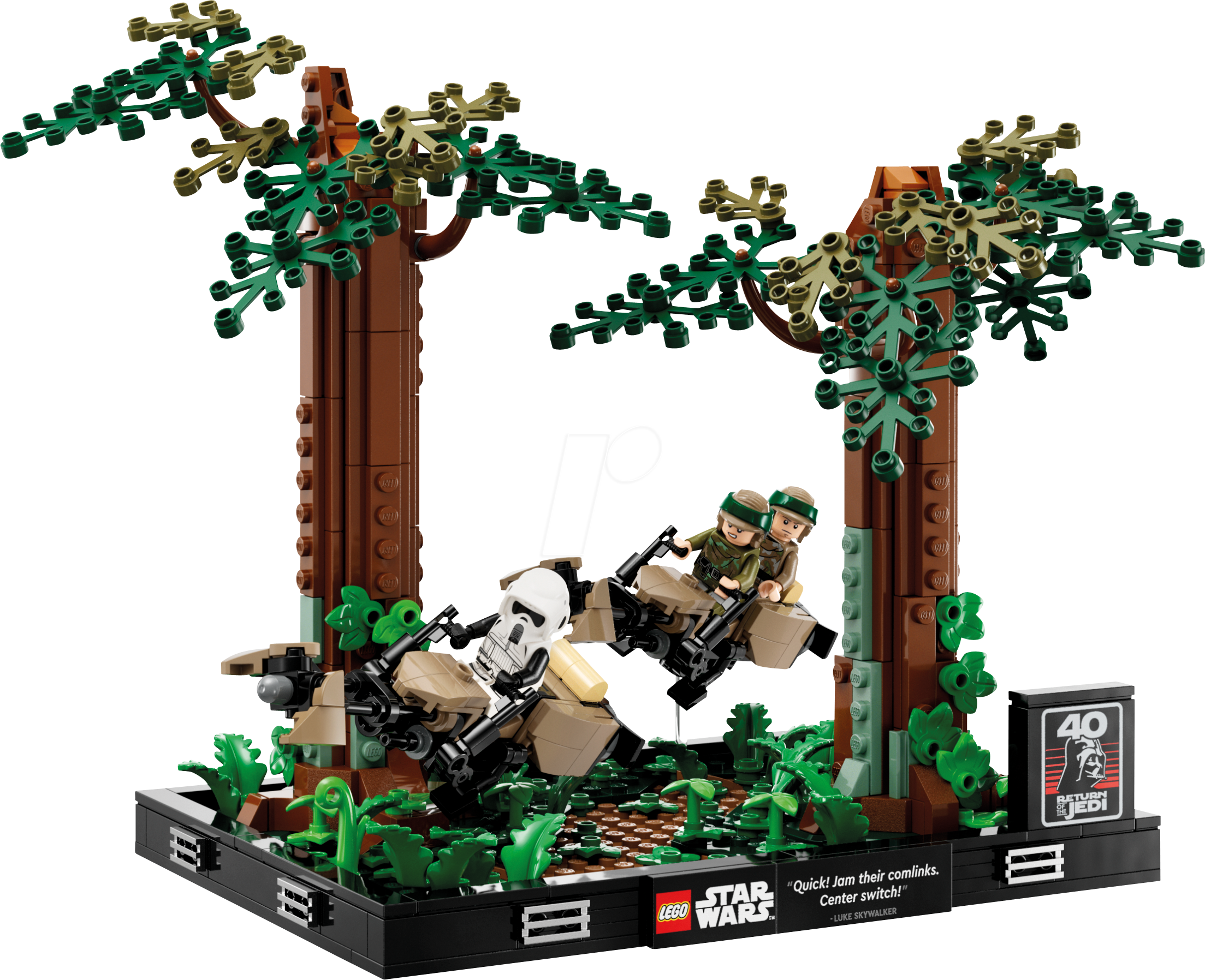 5702017493756 - LEGO 75353 - LEGO® Star Wars - Verfolgungsjagd auf Endor Diorama