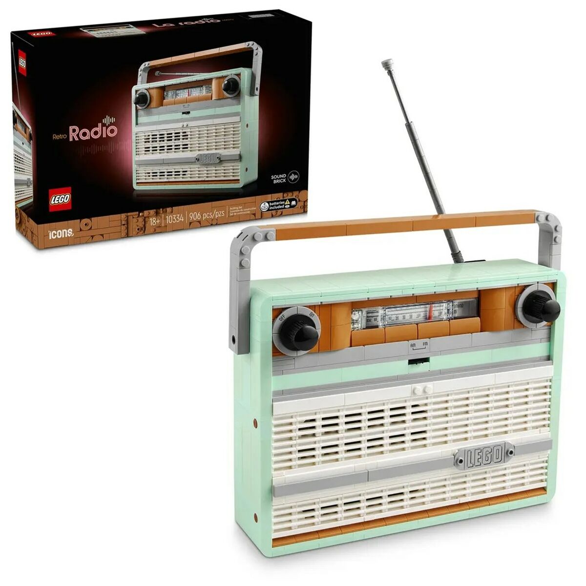 5702017583501 - LEGO Creator Expert 10334 Retro-Kofferradio 5702017583501 - LEGO Creator Expert 10334 Retro-Kofferradio