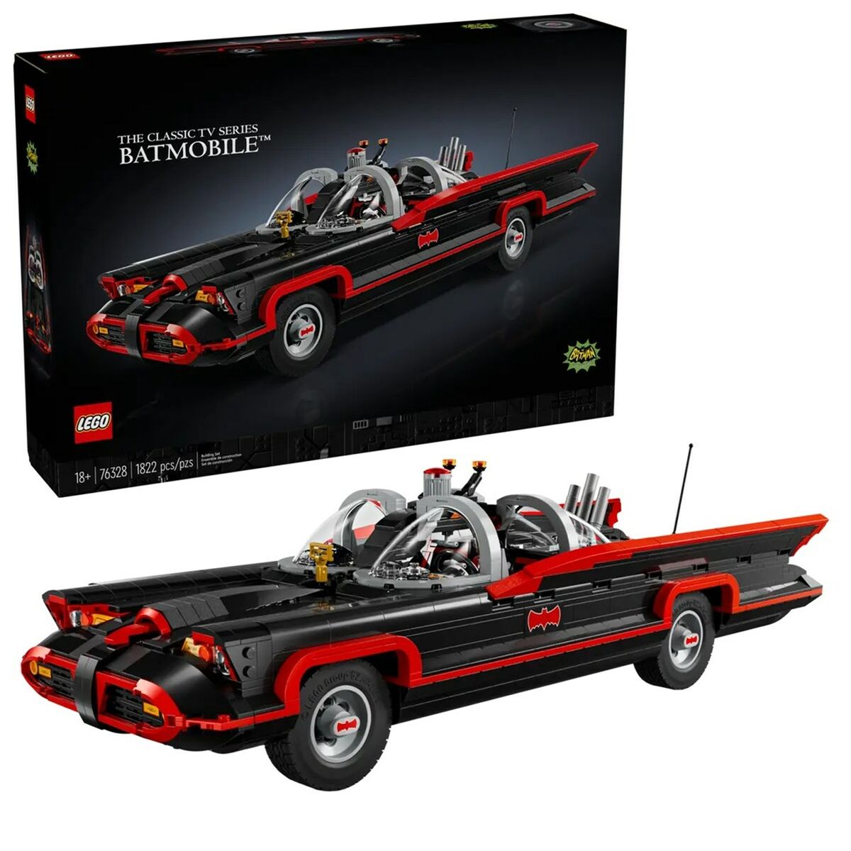 5702017719726 - LEGO DC Super Heroes 76328 Batman Batmobil aus der 60er-Jahre-Fernsehserie 5702017719726 - LEGO DC Super Heroes 76328 Batman Batmobil aus der 60er-Jahre-Fernsehserie