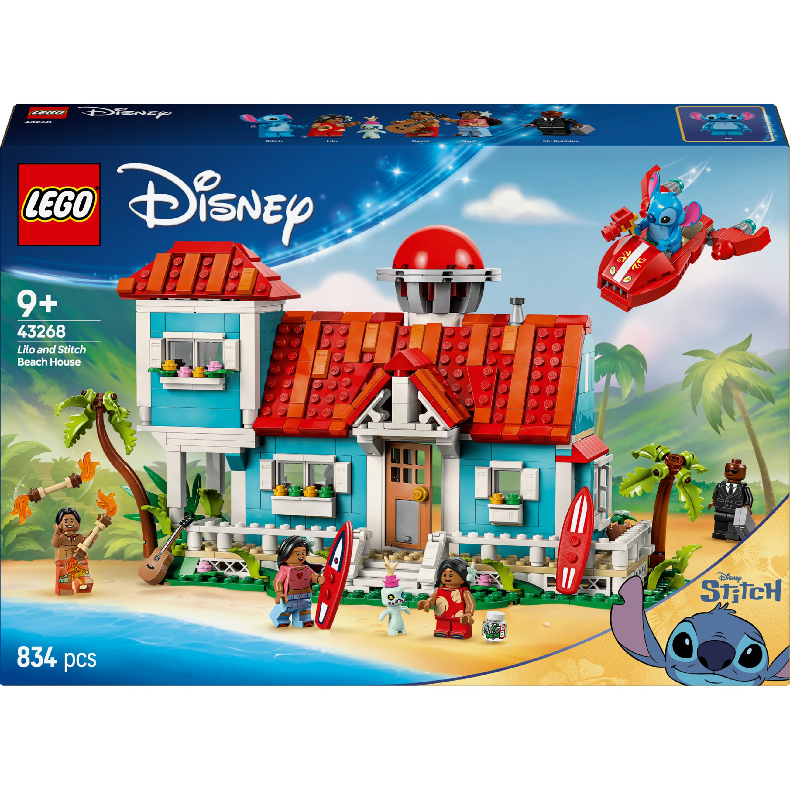 5702017814575 - 43268 Disney Classic Das Strandhaus aus „Lilo und Stitch“ Konstruktionsspielzeug 5702017814575 - 43268 Disney Classic Das Strandhaus aus „Lilo und Stitch“ Konstruktionsspielzeug