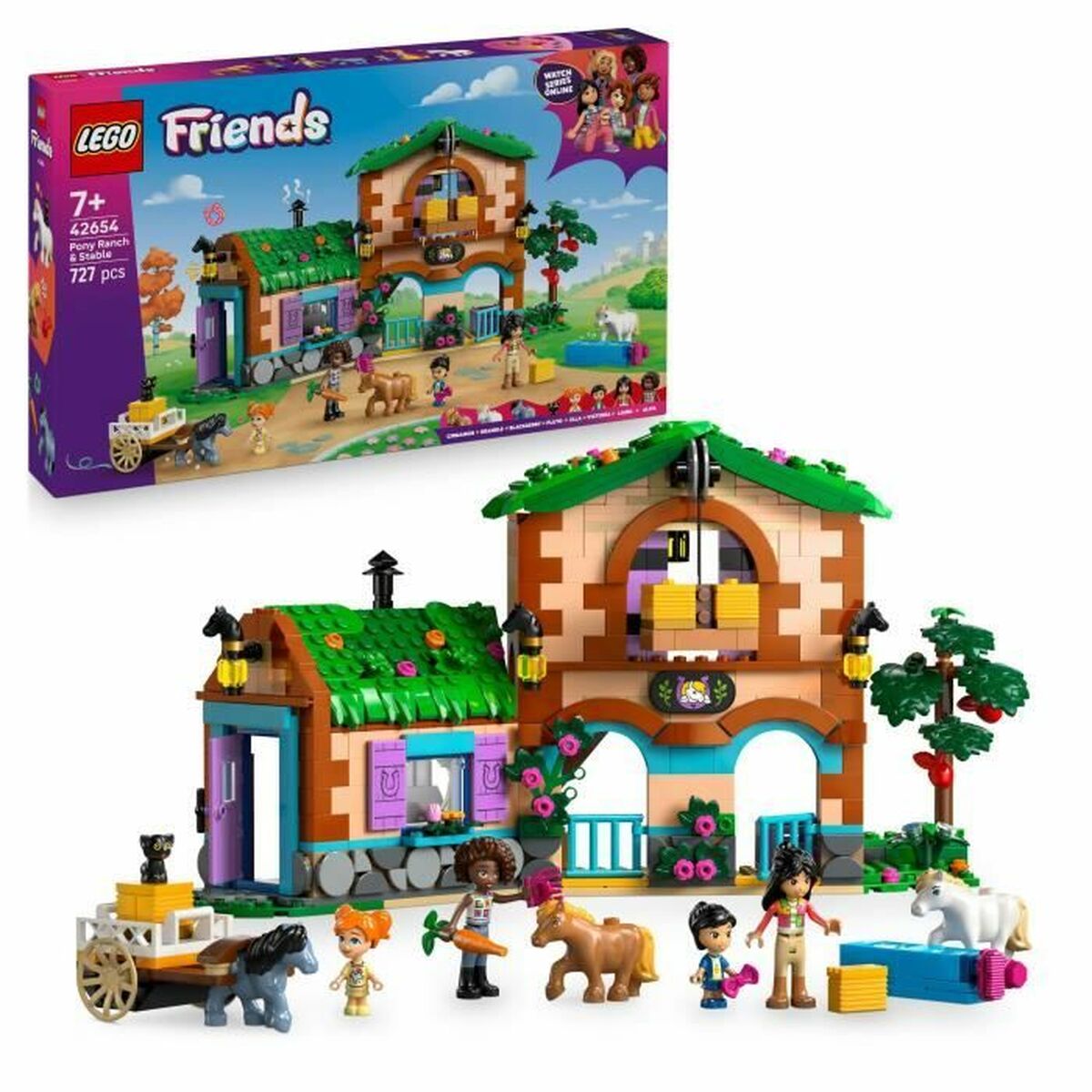 5702017815220 - 42654 Friends Ponyhof & Stall Konstruktionsspielzeug