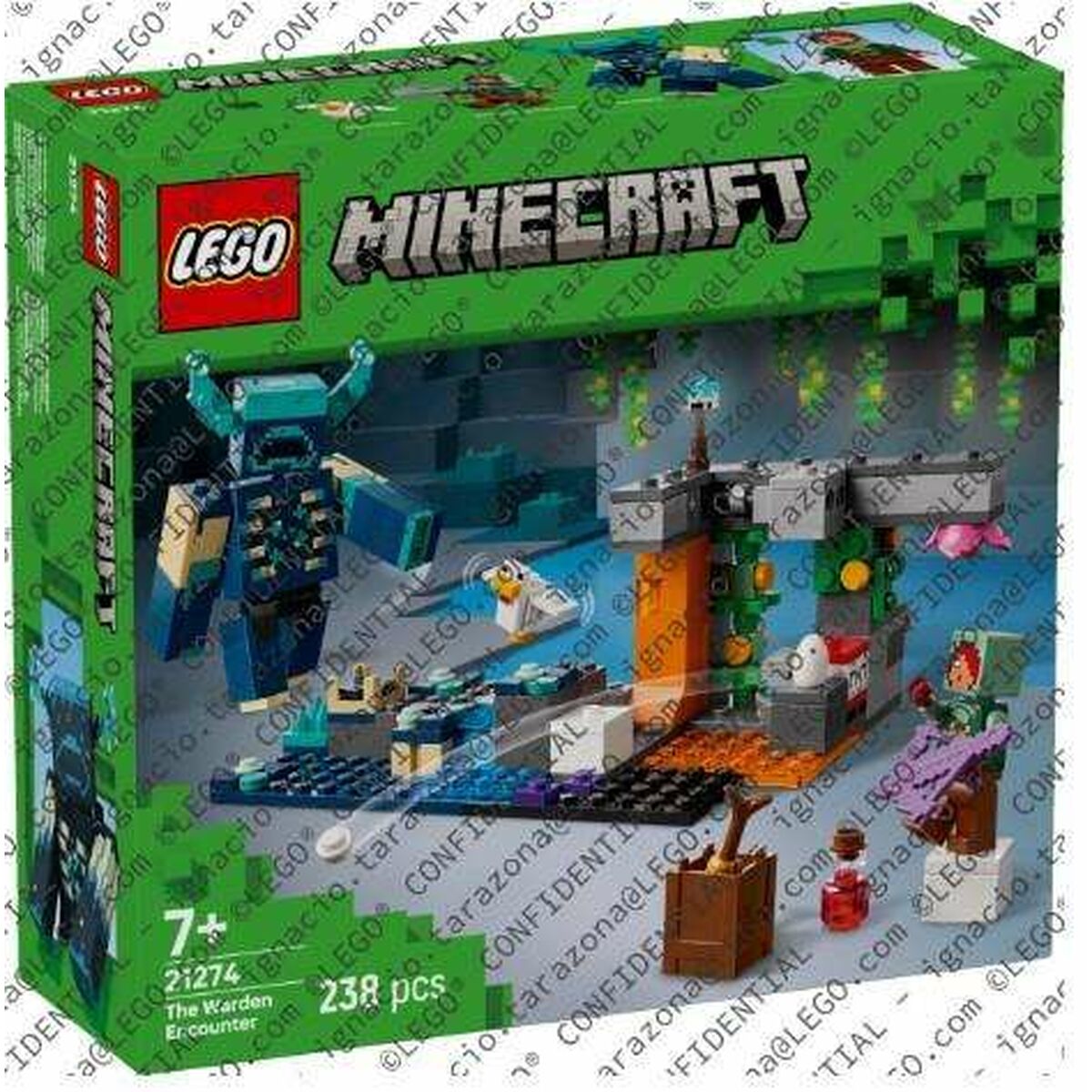 5702017815480 - 21274 Minecraft Begegnung mit dem Wächter Konstruktionsspielzeug