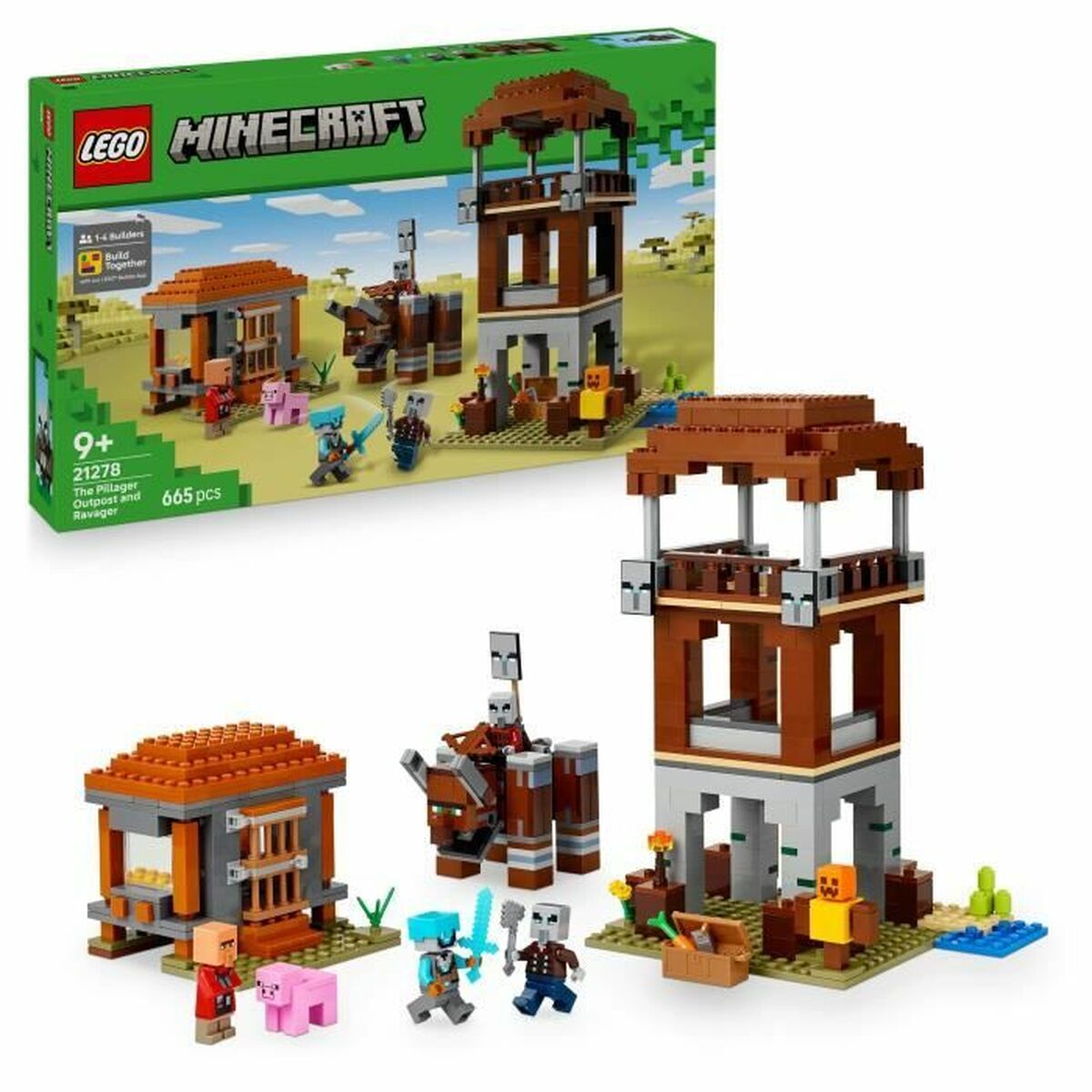 5702017815527 - 21278 Minecraft Ein Verwüster am Plünderer-Außenposten Konstruktionsspielzeug 5702017815527 - 21278 Minecraft Ein Verwüster am Plünderer-Außenposten Konstruktionsspielzeug
