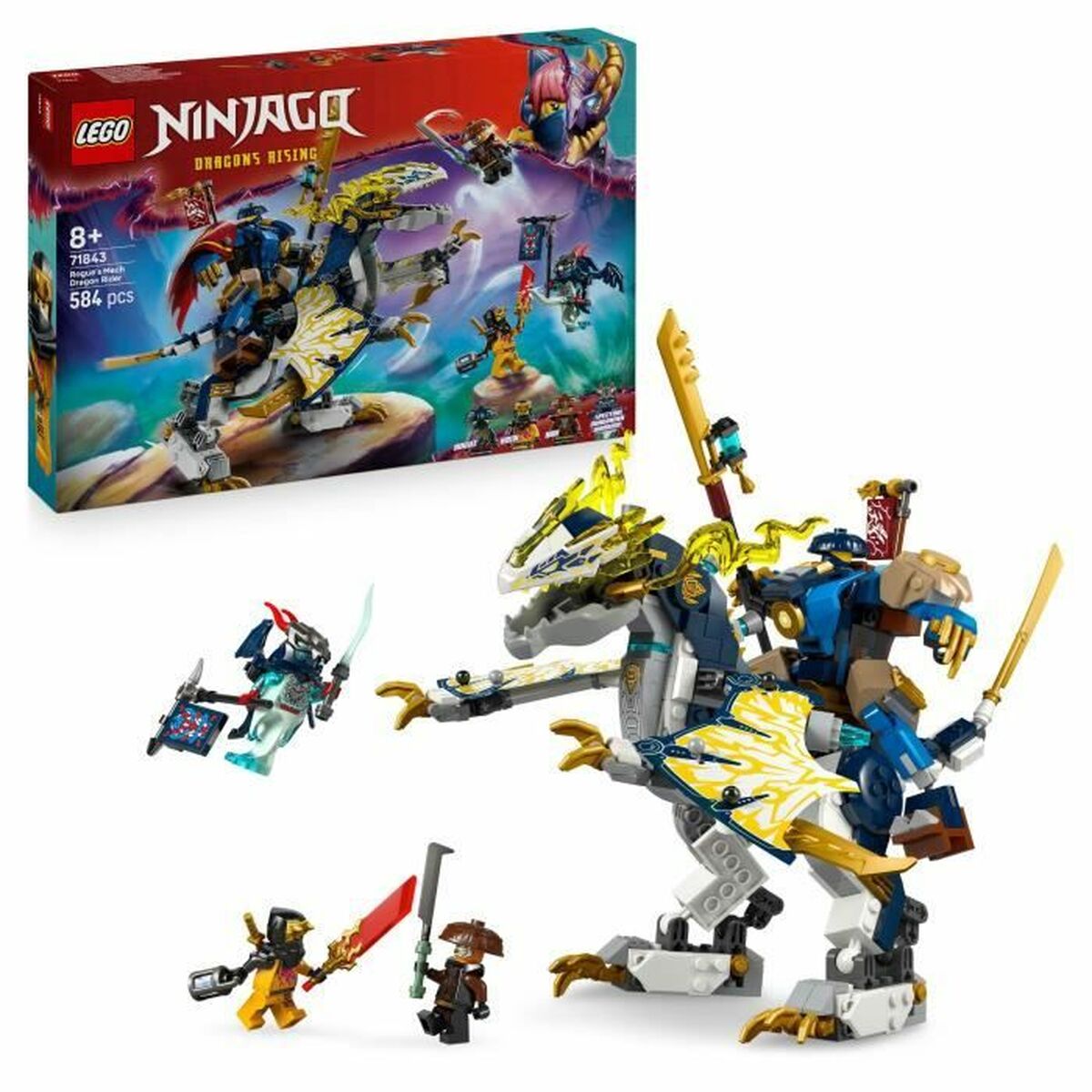 5702017815763 - 71843 Ninjago Rogues Mech-Drachenreiter Konstruktionsspielzeug 5702017815763 - 71843 Ninjago Rogues Mech-Drachenreiter Konstruktionsspielzeug