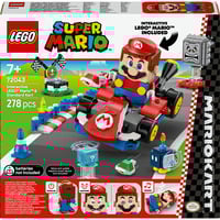 5702017816609 - 72043 Super Mario - Mario Kart Interaktiver LEGO Mario & Standard-Kart Konstruktionsspielzeug