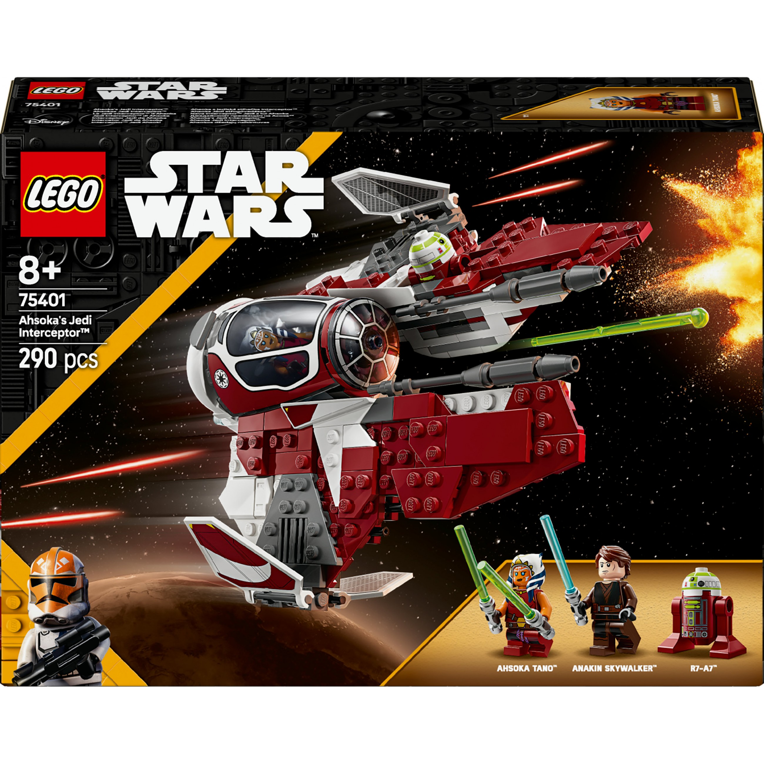 5702017817453 - 75401 Star Wars Ahsokas Jedi Interceptor Konstruktionsspielzeug