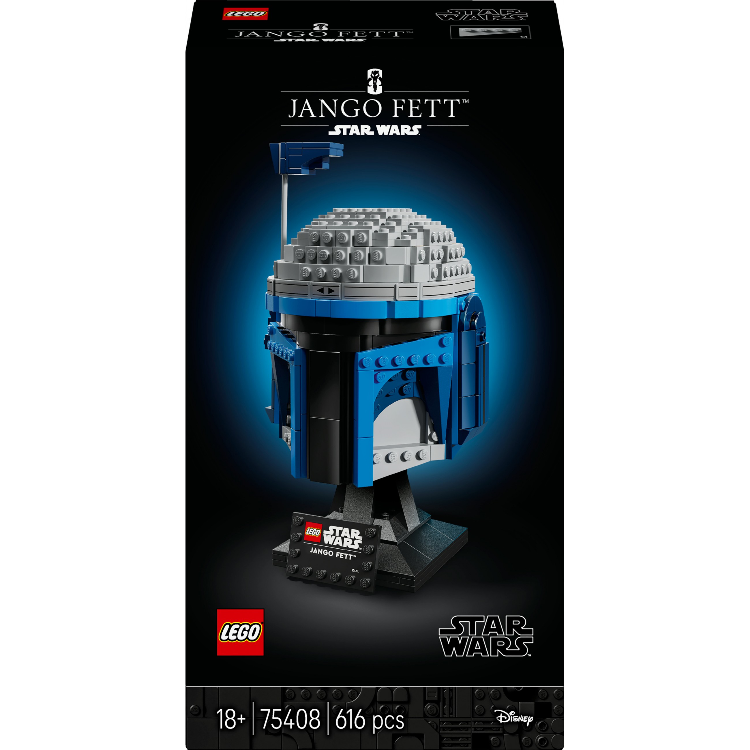 5702017817590 - Konstruktionsspiel STAR WARS 75408 Jango Fett Helmet 616 Stücke