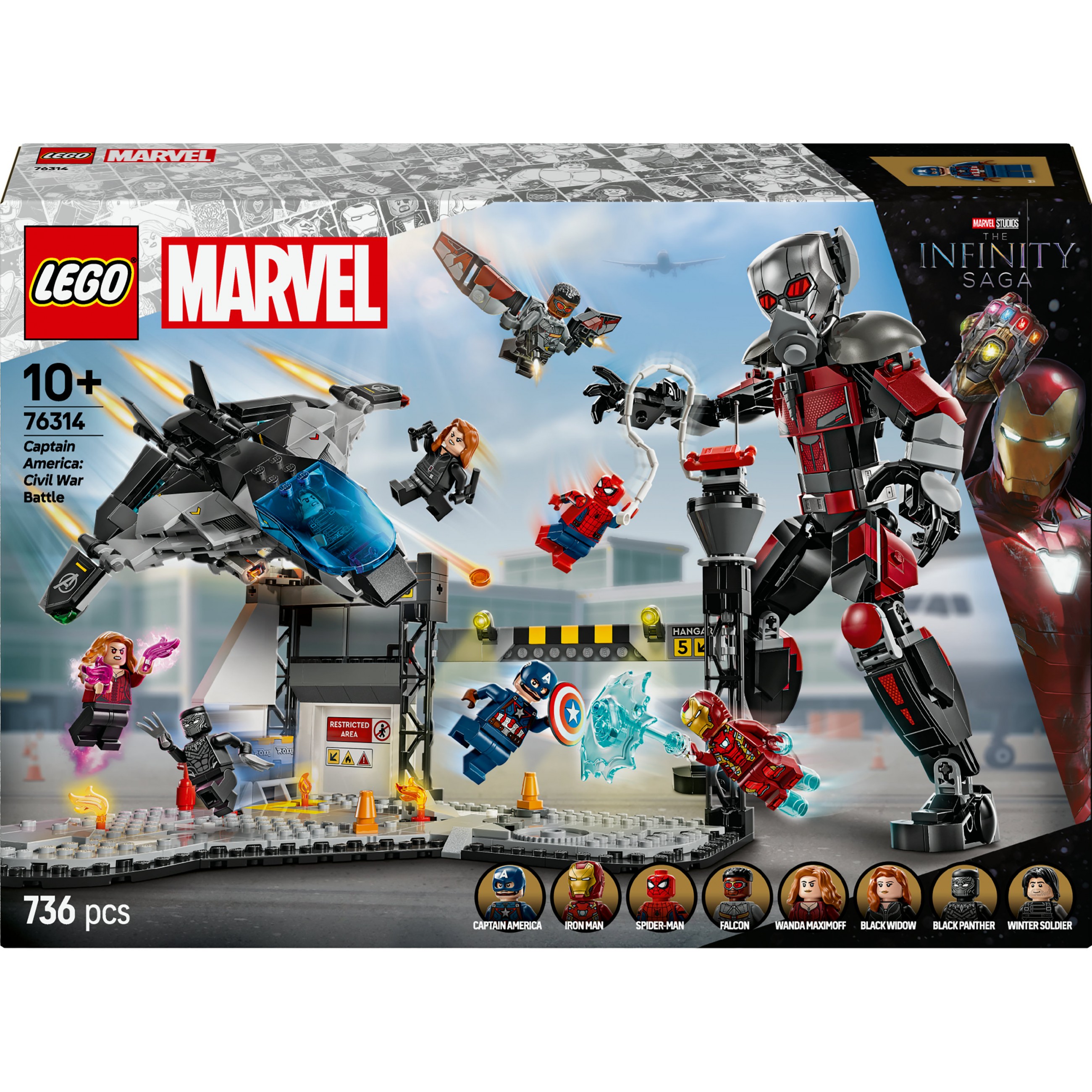 5702017817873 - 76314 Marvel Super Heroes Captain America Civil War Actionduell Konstruktionsspielzeug