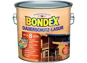 5702167072320 - Dauerschutz Lasur 25 l teak Holzlasur Schutzlasur Holzschutz Aussen - Bondex