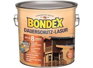 5702167538819 - Dauerschutz Lasur 25 l weiß Holzlasur Schutzlasur Holzschutz Aussen - Bondex