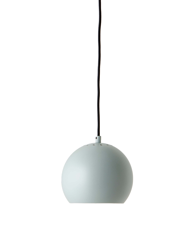 5702410484344 - BALL PENDANT 18 - MATT AQUA GREEN