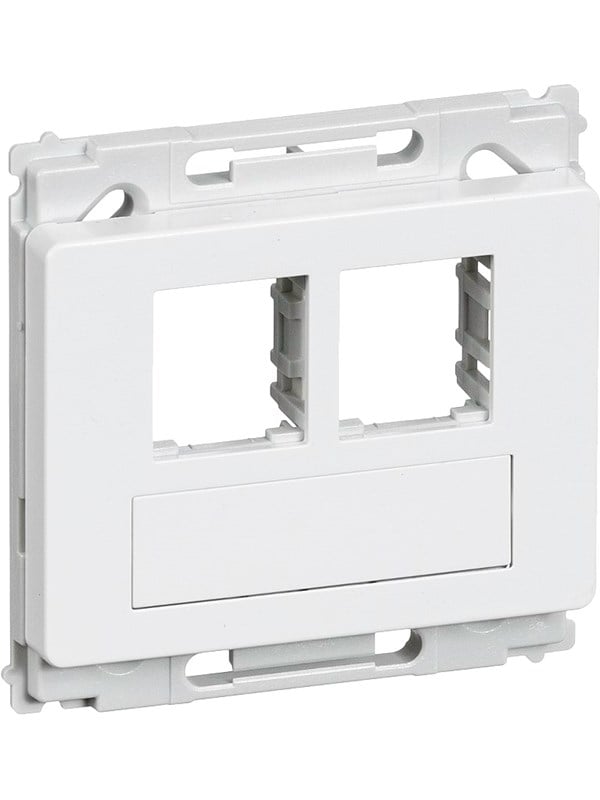 5703302149976 - opus 66 dataoutlet for 2x actassi rj45 1 modul white