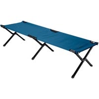 5703384085117 - GRAND CANYON Alu Feldbett Topaz M L Camping Liege Gäste Klapp Bett Groß 150 kg Modell Medium - Dark Blue