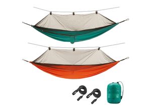 5703384085230 - GRAND CANYON Bass Hammock Moskito Reise Hängematte Camping Tropen Netz 150 kg Farbe Rooibos Tea