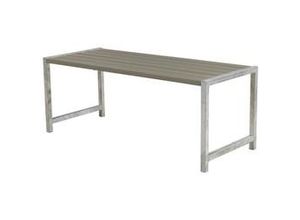 5703393726285 - Plus Plankentisch 186x77x72cm graubraun rechteckig