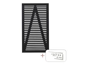 5703393741745 - Tokyo Einzeltür Holz BxH 1000 x 1800 mm schwarz kaiserkraft