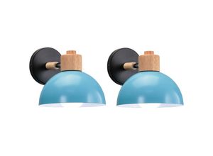 5704142142844 - Wottes - 2Pcs E27 Eisenkunst Wandlampe Industrielle Retro Wandleuchte Wohnzimmer Schlafzimmer Wandleuchte