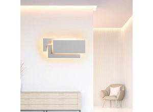 5704142150160 - Wottes - Modern led Pendelleuchte Innenbereich Hängeleuchte Metall Acryl Kronleuchter Dreifarbiges Licht Einstellbar 2 Stücke