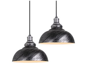 5704142151624 - Wottes - Modern Pendelleuchte Kreative Metall Hängeleuchte Lampenschirm Höhenverstellbare Kronleuchter 2 Stück Weiß