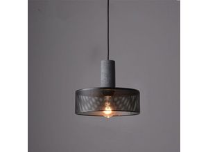 5704142152072 - Wottes - Vintage Pendelleuchte Industrial Hängelampe Innenbereich Deckenleuchte für Küche Schlafzimmer Wohnzimmer Ø25CM