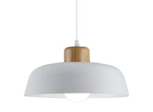 5704142154762 - Wottes - Modern Pendelleuchte Nordic Einfache Hängeleuchte Weiß Holz Modern Kronleuchter für Küche Schlafzimmer