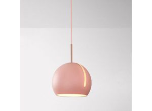 5704142158975 - Modern Industrial Pendelleuchte Rosa Hängelampe Metall Deckenleuchte für Schlafzimmer Wohnzimmer Restaurant Loft Bar