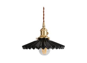 5704142159064 - Wottes - E27 Retro Industrielle Pendelleuchte Höhenverstellbare Hängelampe Kreative Deckenleuchte Schwarz Küchenlampe
