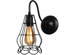 5704142160404 - Wottes - Kreative Individualität Industrielle Retro Wandlampe Metall E27 Bar Küche Dekorative Beleuchtung Wandleuchte Ø15CM