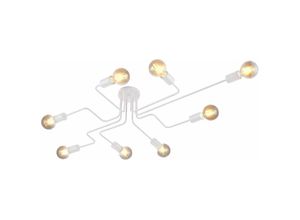 5704142160831 - Wottes - Industrie Pendelleuchte Spinne Lampe Hängend E27 Kronleuchter für Schlafzimmer Wohnzimmer Esszimmer Bar - 8 Lichter