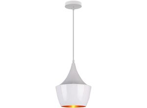 5704142171141 - Modern Pendelleuchte Metall Hängeleuchte Kugelförmig Lampe für Esszimmer Schlafzimmer - Weiß 5704142171141 - Modern Pendelleuchte Metall Hängeleuchte Kugelförmig Lampe für Esszimmer Schlafzimmer - Weiß
