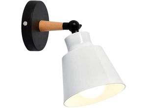 5704142172322 - Wottes - Schmiedeeiserne Wandleuchte Retro Modern Minimalistische Industrielle Bar Schlafzimmer Wandlampe