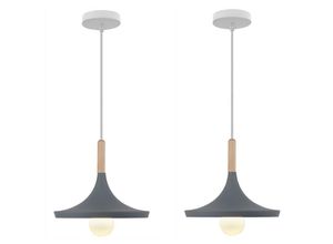 5704142173299 - Wottes - 2Pcs Modern Hängelampe Kreative Industrielle Wohnzimmer Küche Einfacher Verstellbarer Pendelleuchte