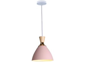 5704142175552 - Wottes - Pendelleuchte Modern kreative Innen Beleuchtung E27 Kronleuchter Schlafzimmer Wohnzimmer (Rosa)