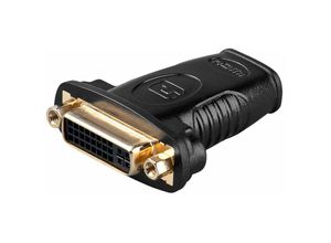 5704174126706 - Hdmidviff hdmi dvi-i Kabeladapter Schwarz - Kabeladapter (hdmi dvi-i Buchse Buchse Schwarz) - Microconnect