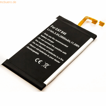 5704174205838 - Akku für Caterpillar 458002-S40 Li-Pol 38 Volt 2900 mAh schwarz