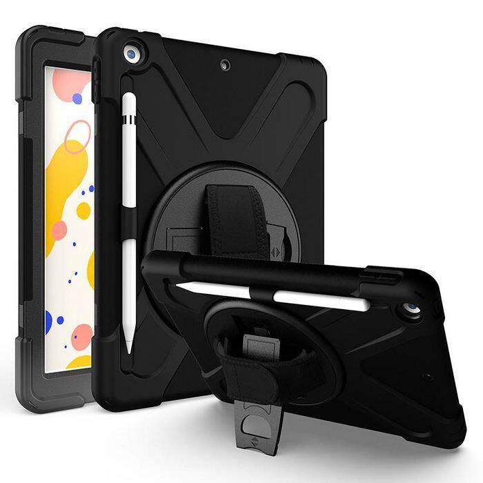 5704174302629 - Full-Body Defender Case Chicago für das iPad 102 - Schwarz (BULK)