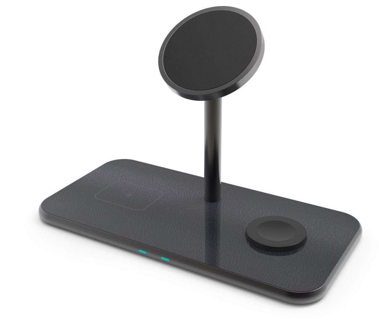 5704174831853 - 3in1 Magnetic Wireless Desktop Charger - Schwarz