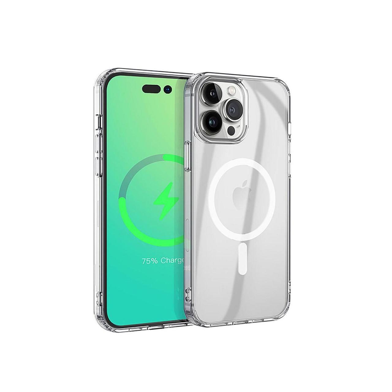 5704174859888 - Berlin Magnetic Hybrid Case für das iPhone 14 Pro - Clear