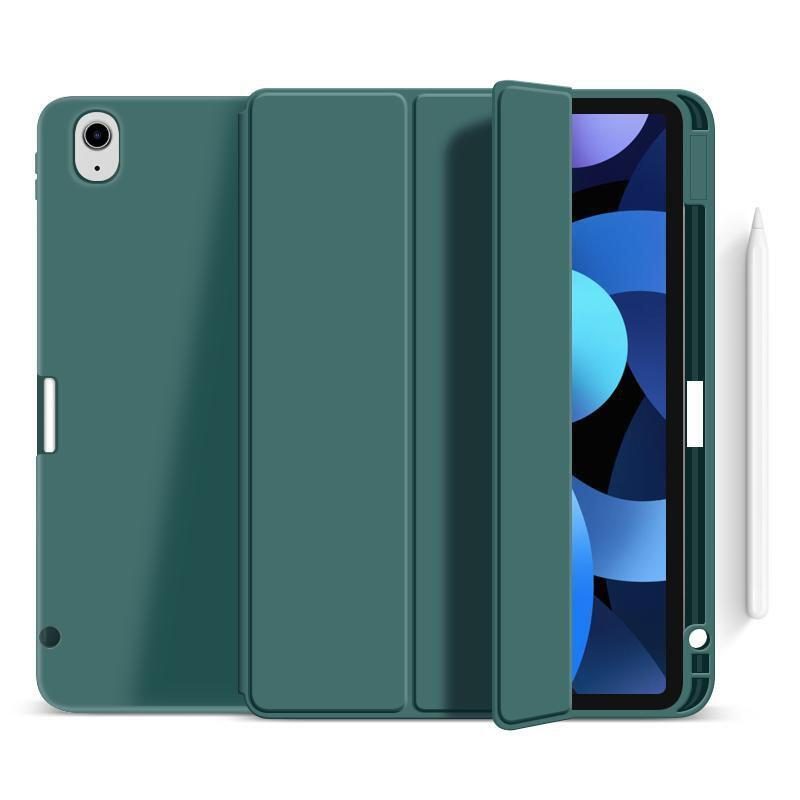 5704174963738 - Miami Pencil Case für das iPad 10 Generation 109 - Dark Green PU leather Clear (Bulk)