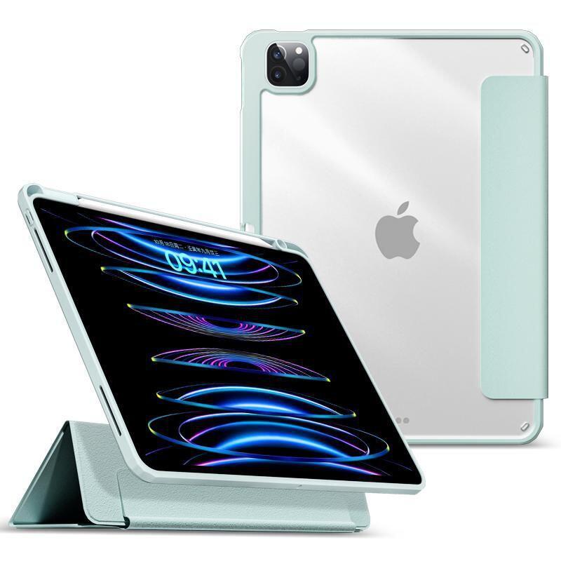 5704174964131 - Boston Flip-Hülle für das Apple iPad Pro der 3 & 4 Generation 11 - Light Green (Bulk)