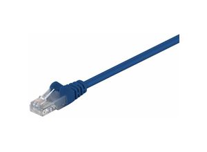 5704327046127 - CAT5e utp 1m - Netzwerkkabel (1m Cat5e u utp (utp) RJ-45 50-Pin Telco Blau) - Microconnect