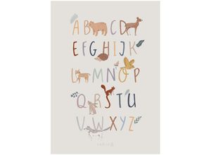 5704680057990 - Kunstdruck Nightfall Alphabet - (B)50 x (H)70 cm